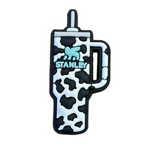 Stanley Tumbler Cow Print Croc Charm